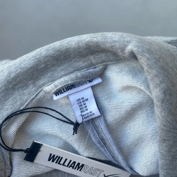 Men’s William Rast sweatshirt blazer Size M New - Picture 2 of 2